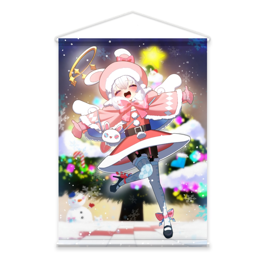 白神らび2024クリスマスグッズタペストリー2