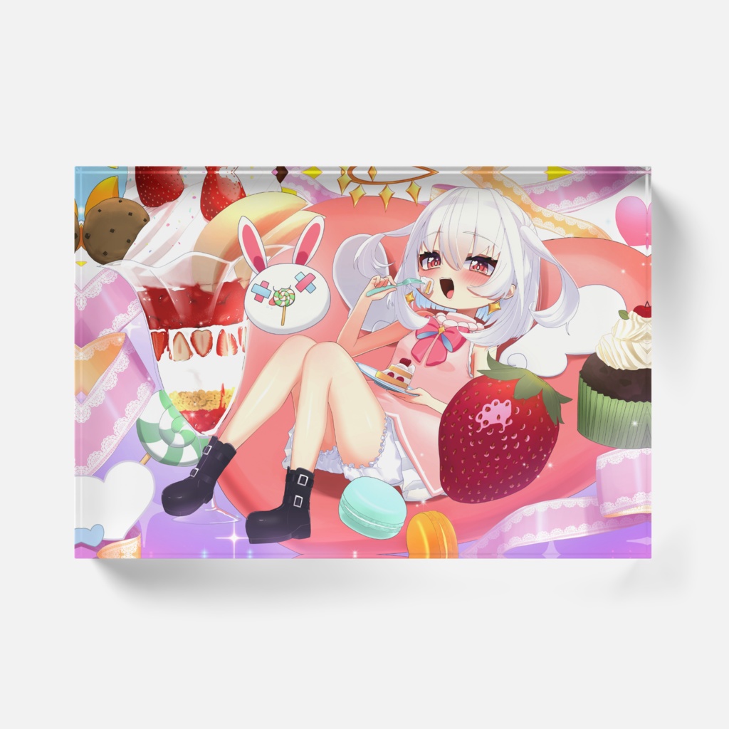 白神らび1周年記念グッズアクリルブロック