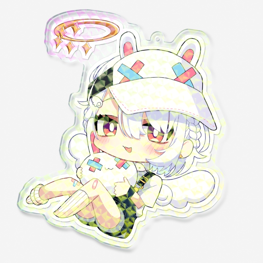 白神らび2025誕生日記念グッズホログラムアクリルキーホルダー1