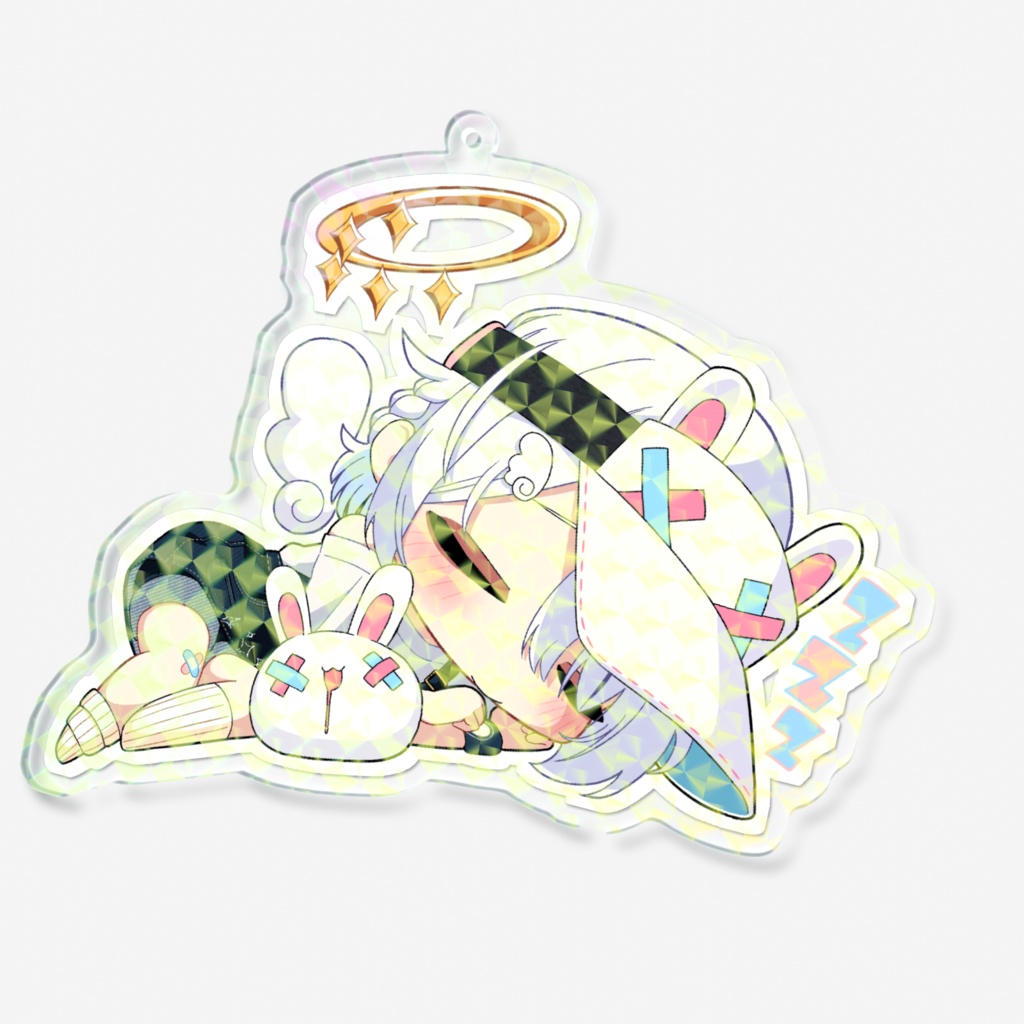 白神らび2025誕生日記念グッズホログラムアクリルキーホルダー2