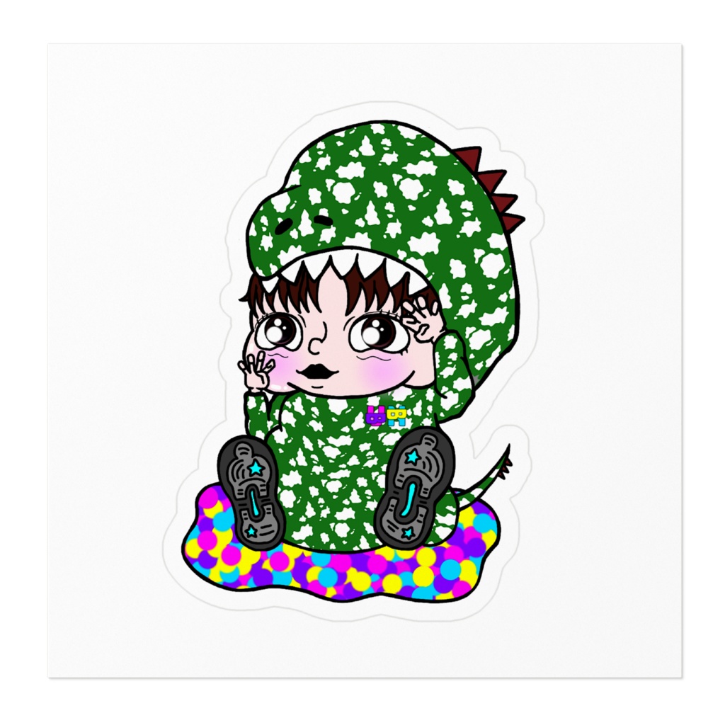 きょうりゅべいびステッカー