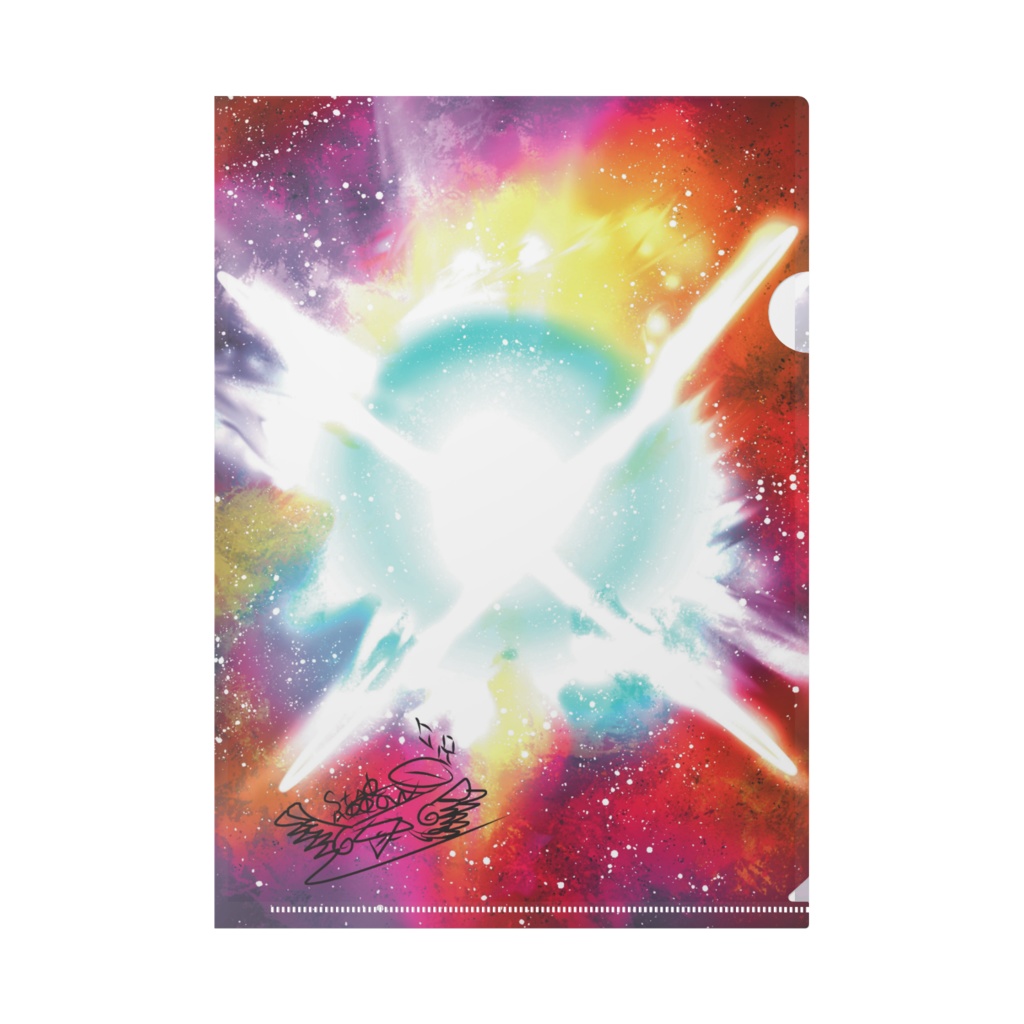 宇宙アート クリアファイル