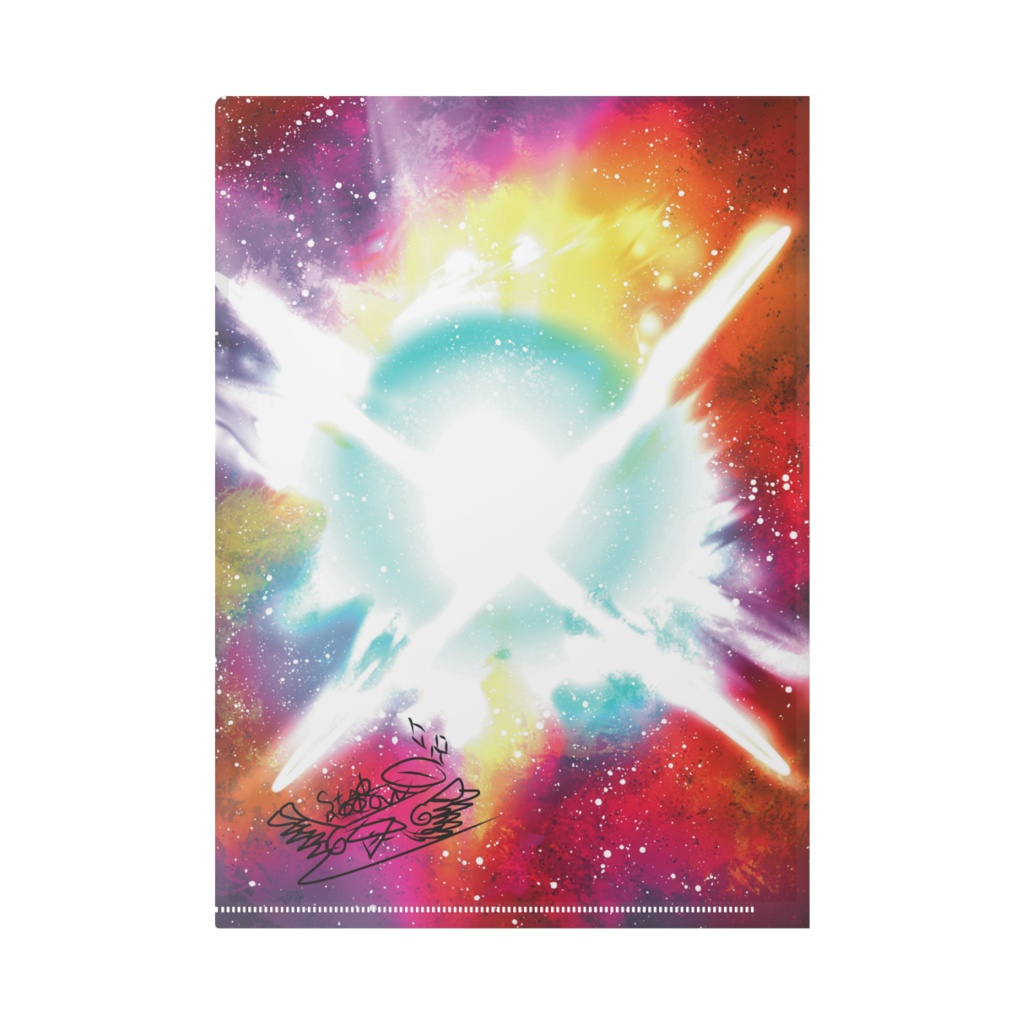 宇宙アート クリアファイル