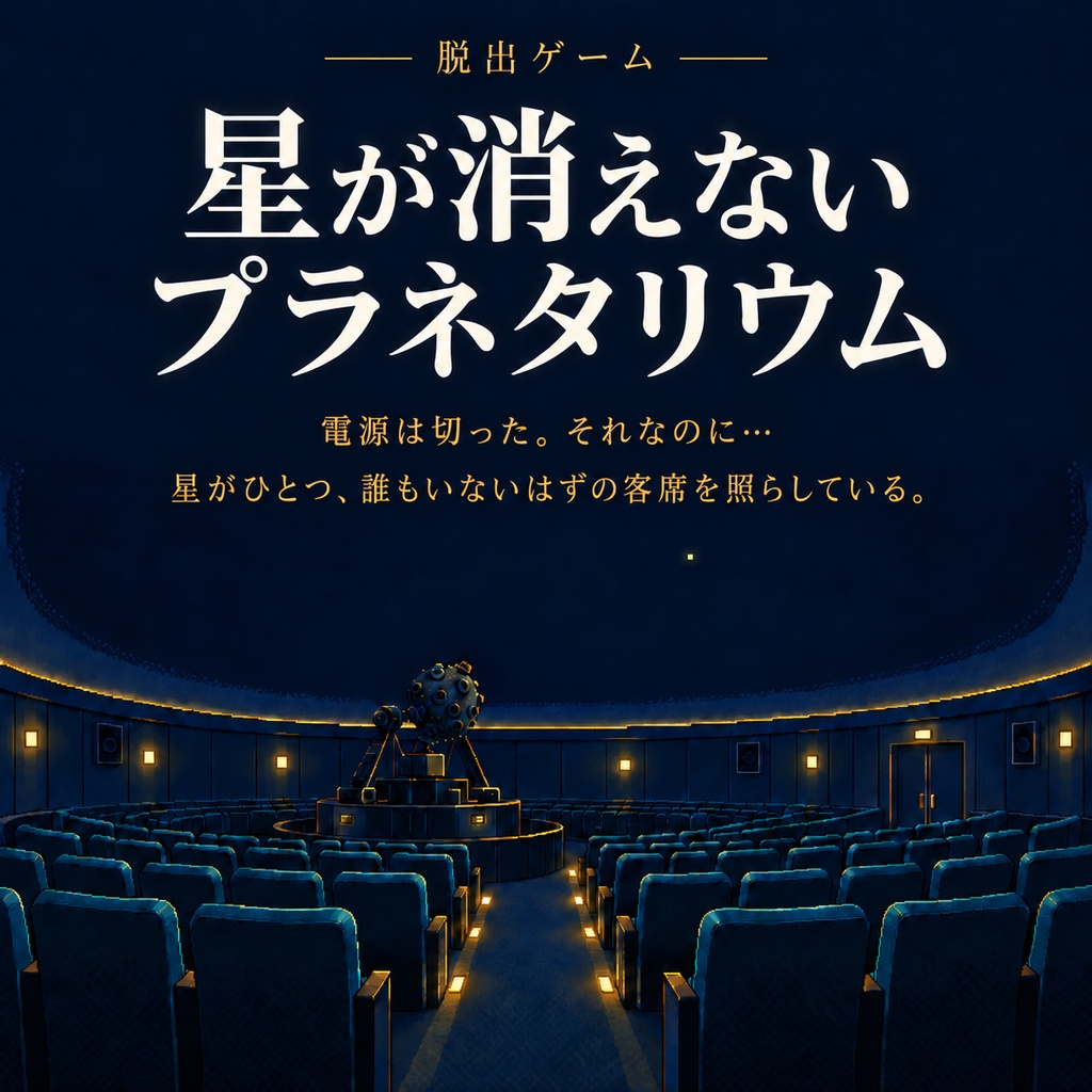 【脱出ゲーム】星が消えないプラネタリウム