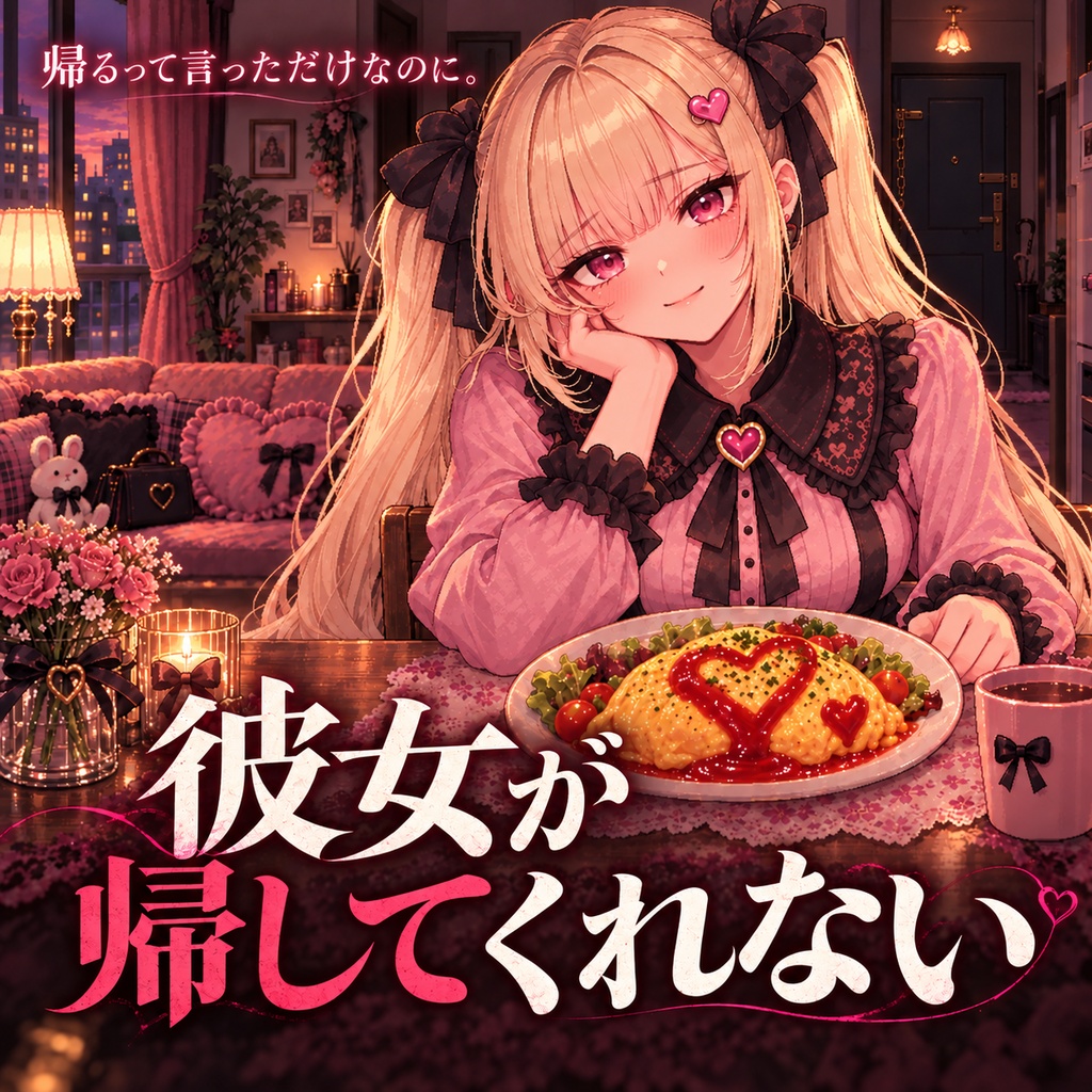 彼女が帰してくれない