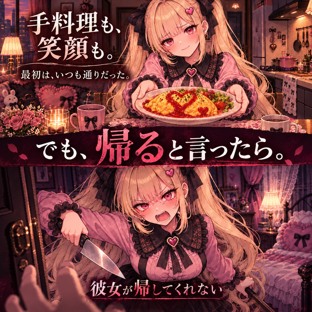 彼女が帰してくれない