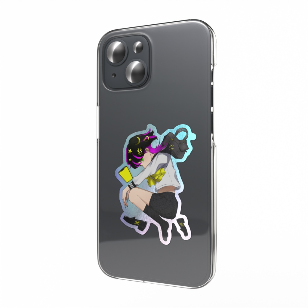 浮遊の放課後 スマホステッカー