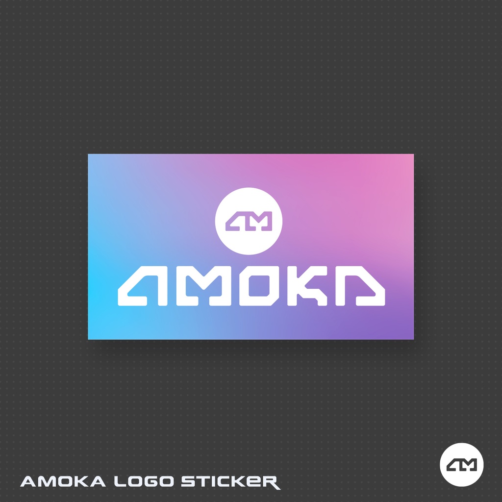 AMOKA ロゴステッカー
