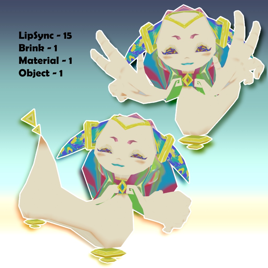 【VRChat】 Marble 【オリジナル3Dモデル】