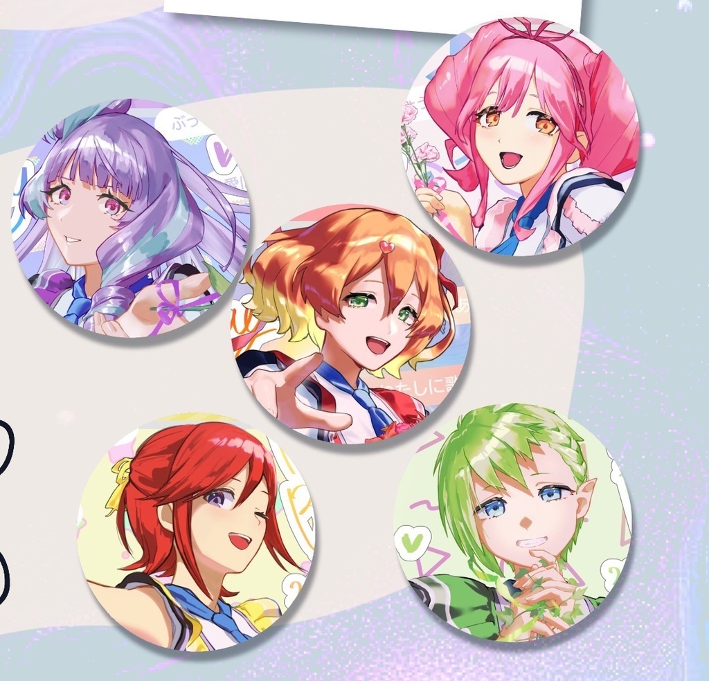 ワルキューレBDイラスト2025缶バッジ