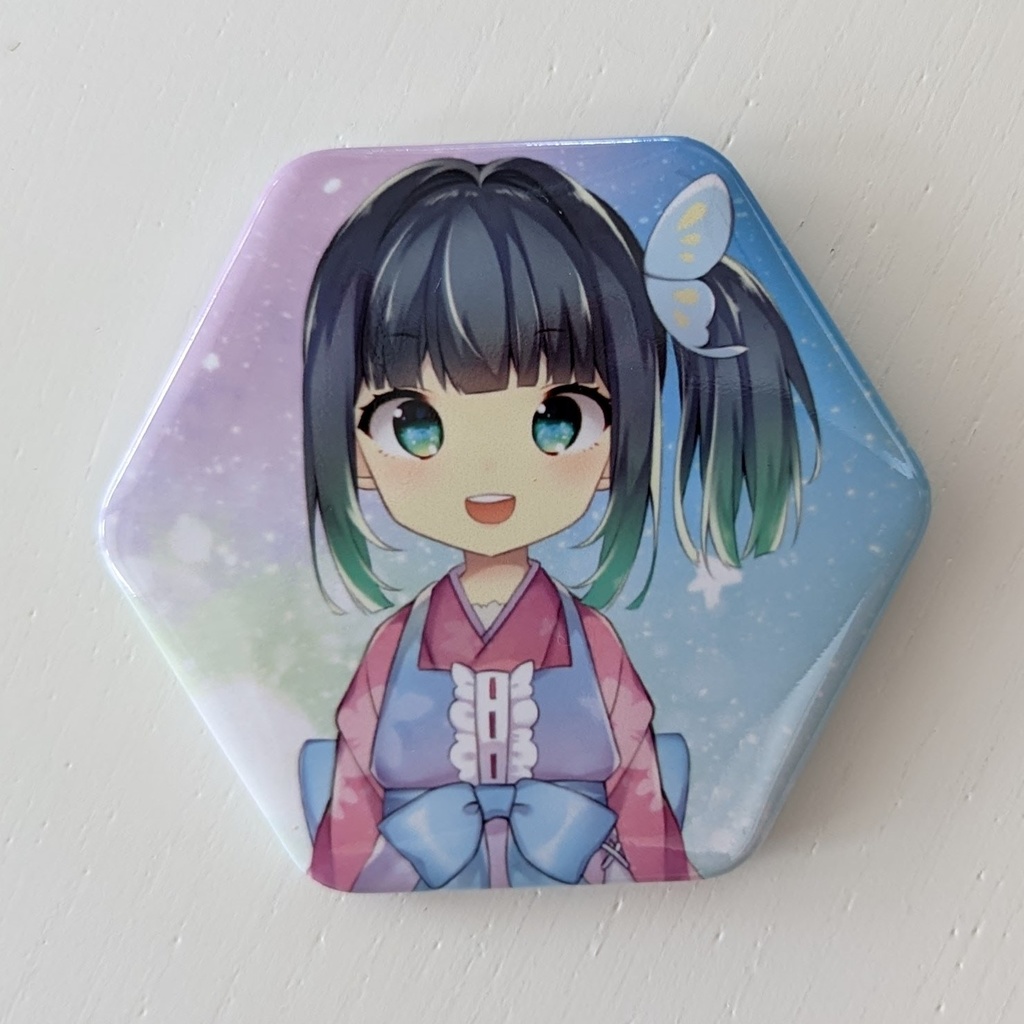 むいか　缶バッジ