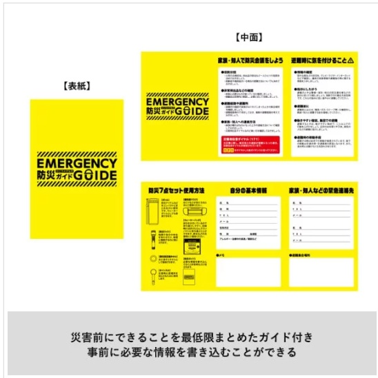 防災グッズ7点セット~いつでも菜月ファミリーと一緒~