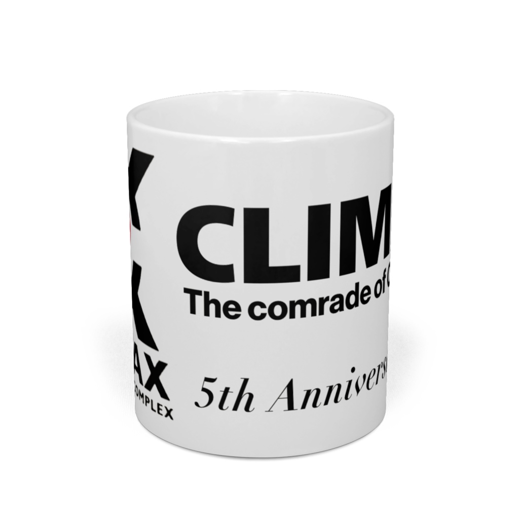 CLIMAX5周年記念マグカップ
