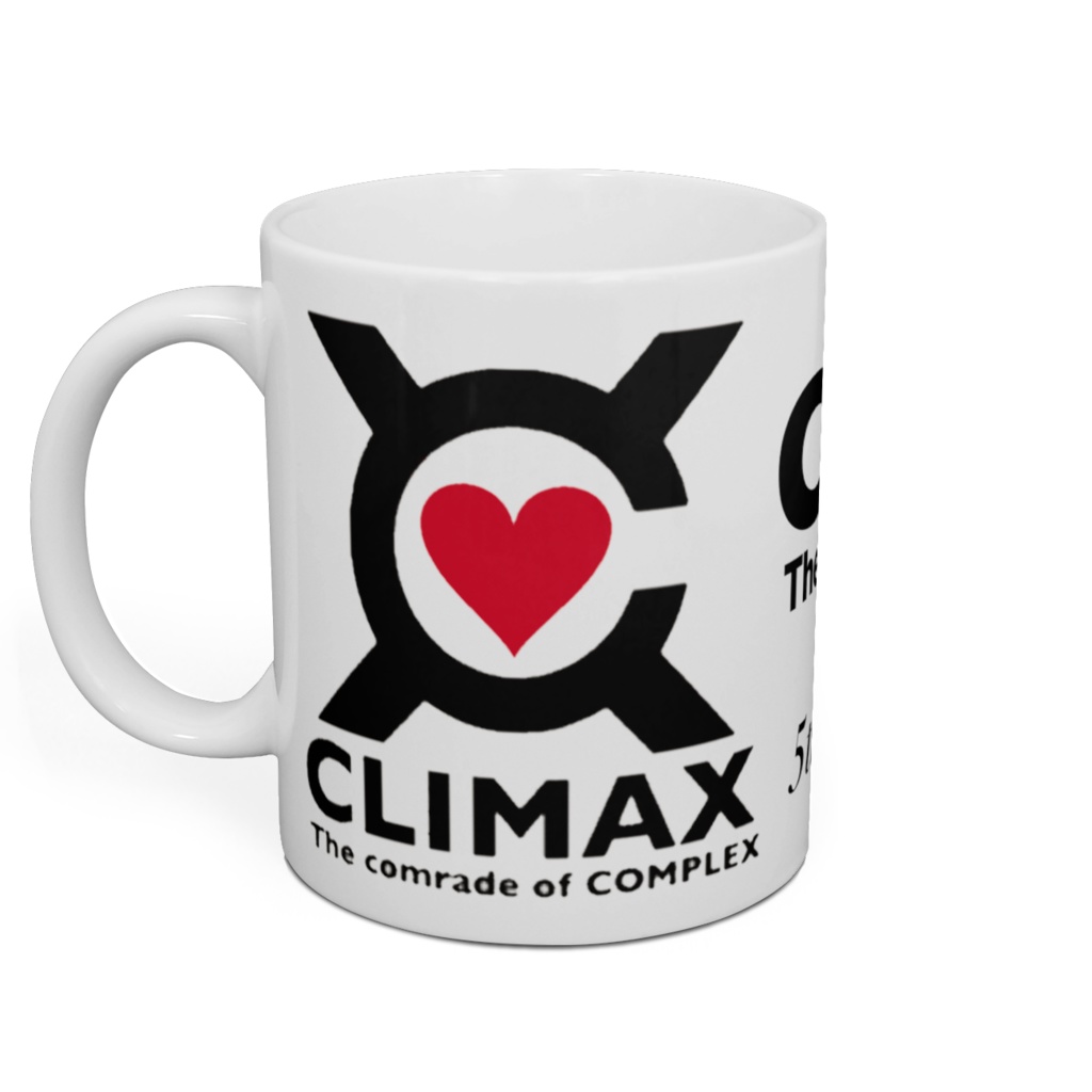 CLIMAX5周年記念マグカップ