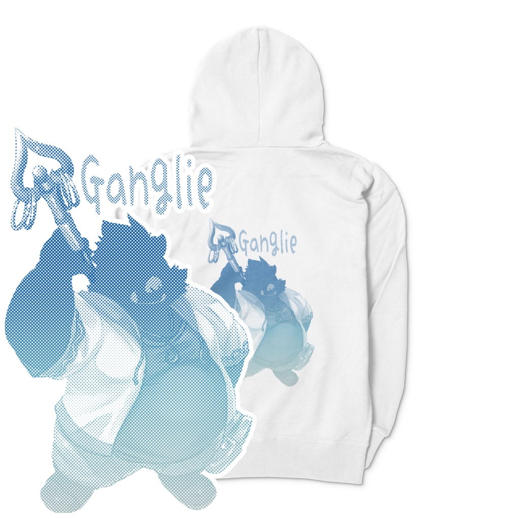 ゴウリョウ 夏服絵 パーカー