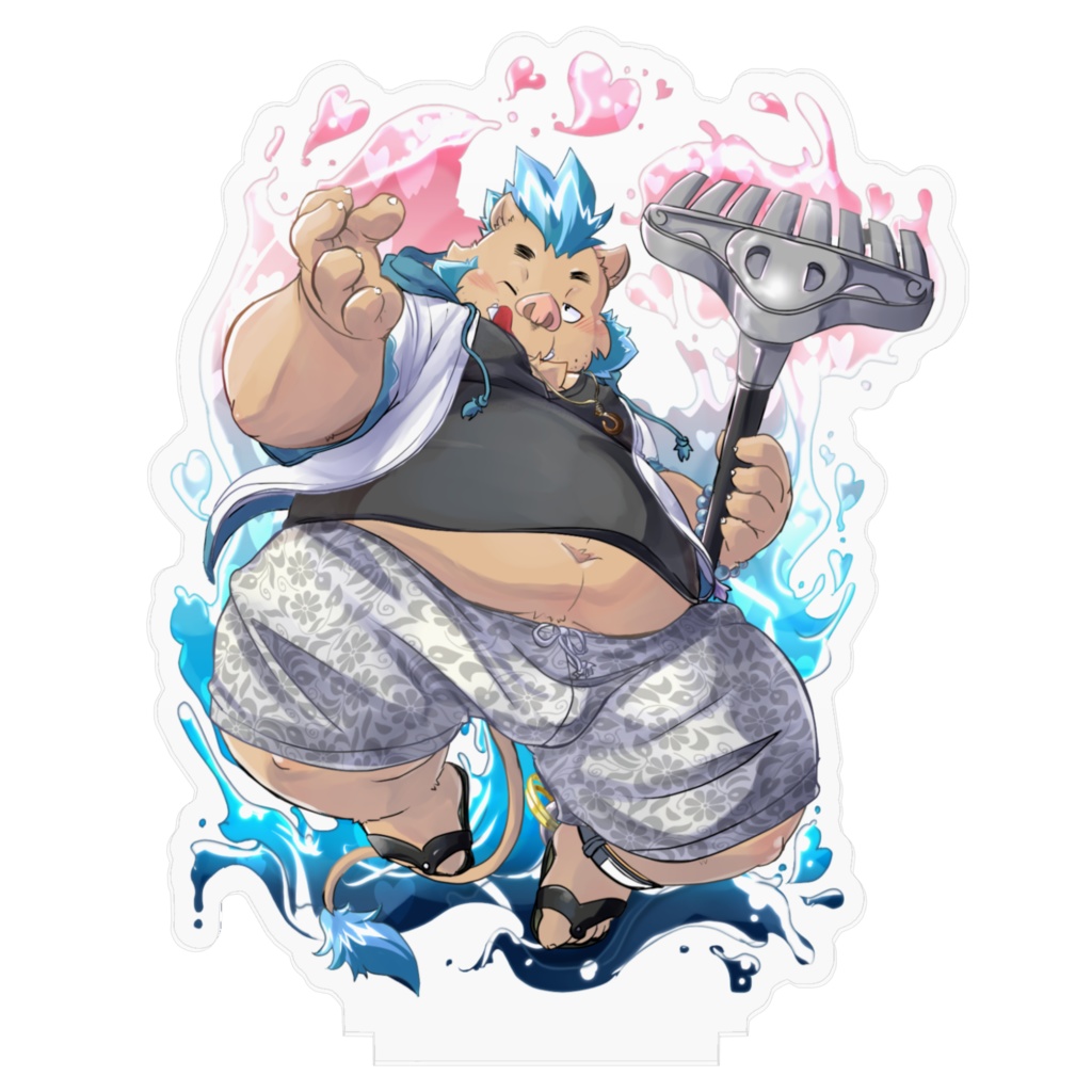 ゴウリョウ 夏服パーカー アクリルフィギュア