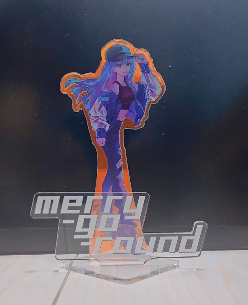 【初音ミク】オーロラアクスタ(メリーゴーラウンド)