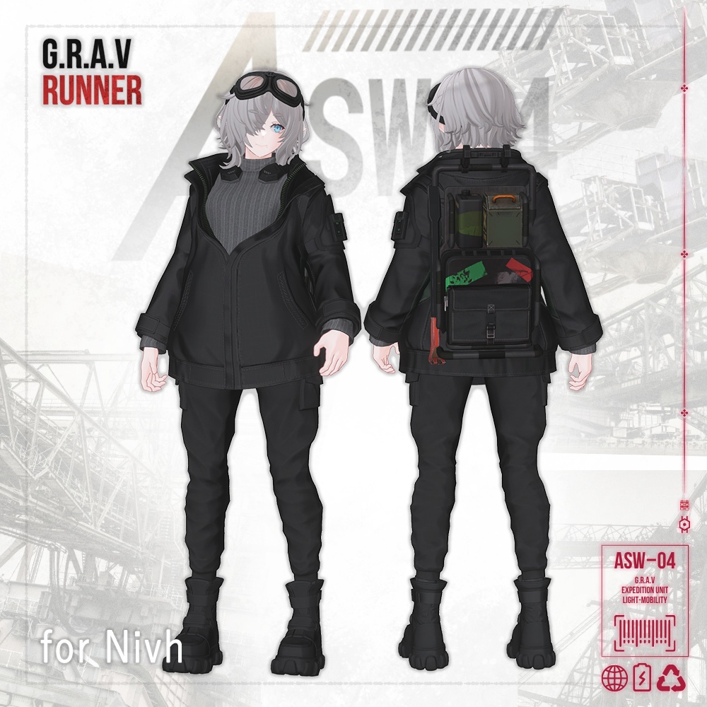 ASWー04『G.R.A.V RUNNER 』 【8アバターセミ対応】