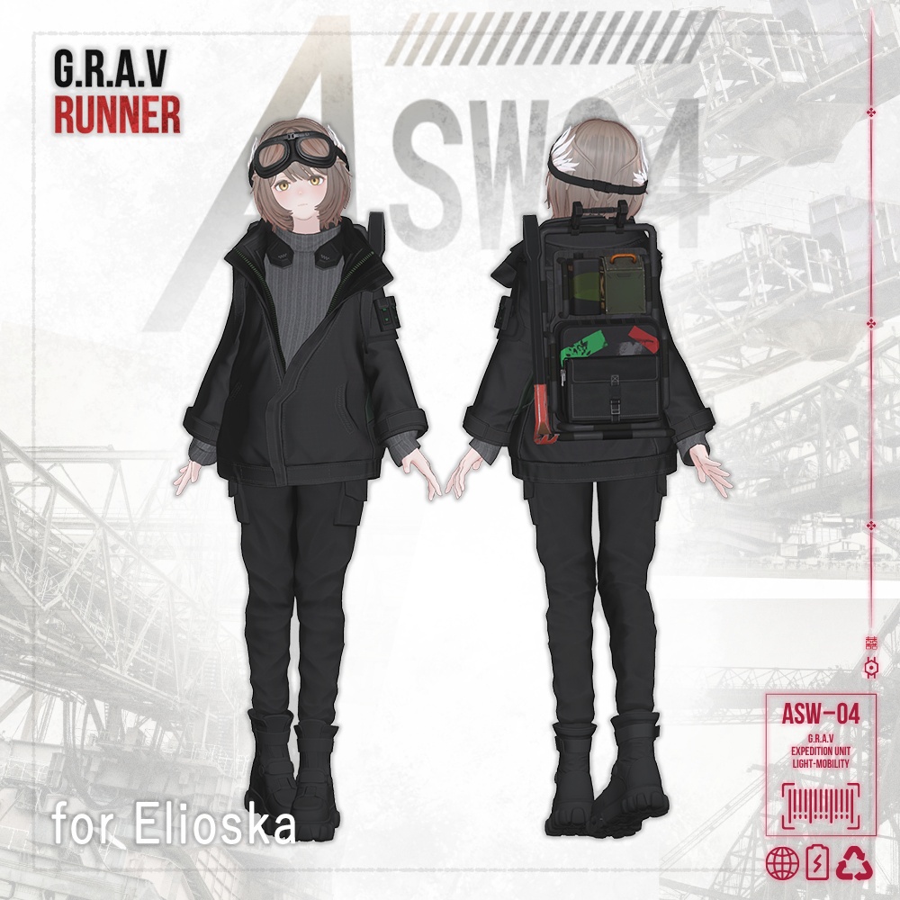 ASWー04『G.R.A.V RUNNER 』 【8アバターセミ対応】