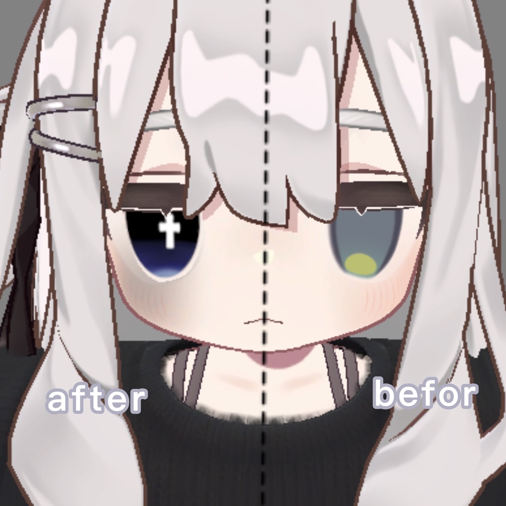 【キプフェル】十字架make&eye【テクスチャ】