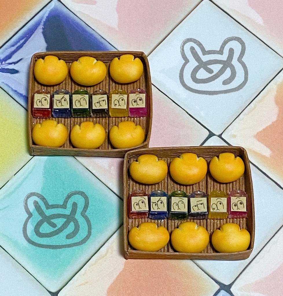 クリームパン&六つ子ジャム瓶(おそ松さん)