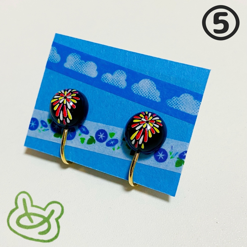 夏の風物詩イヤリング