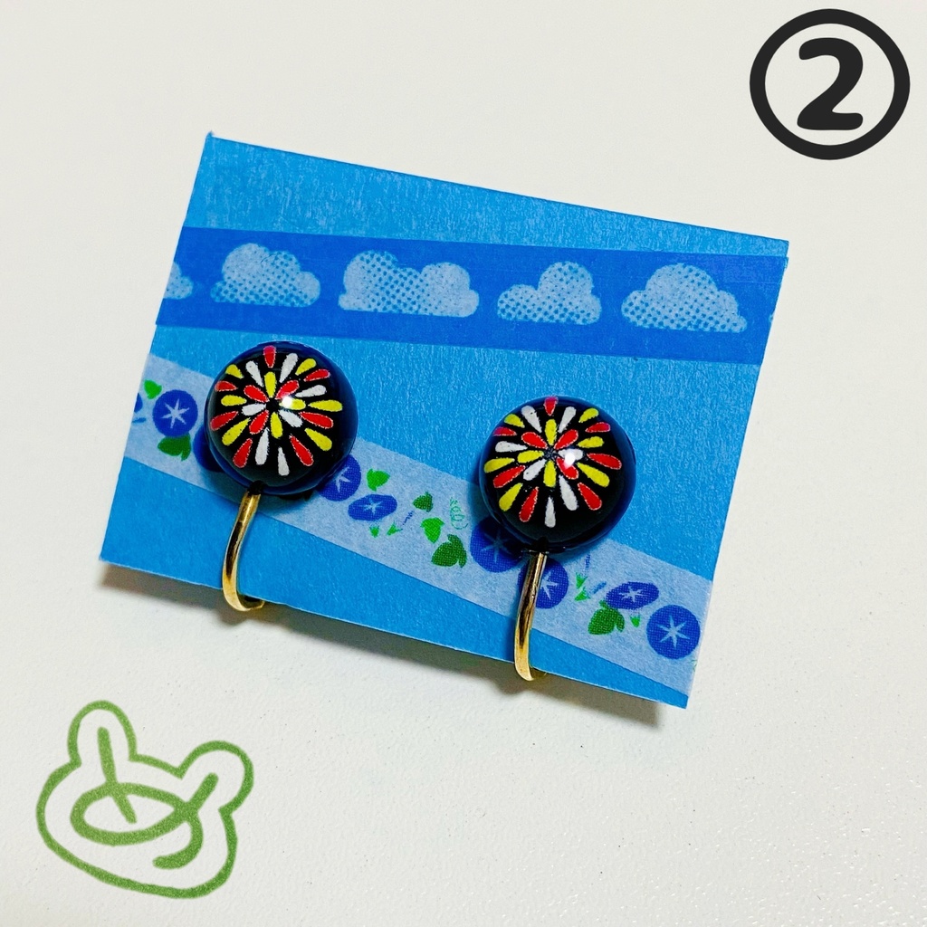 夏の風物詩イヤリング