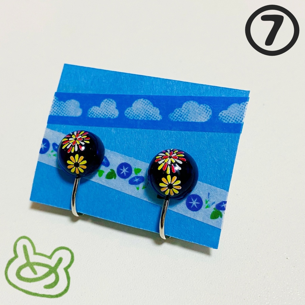 夏の風物詩イヤリング