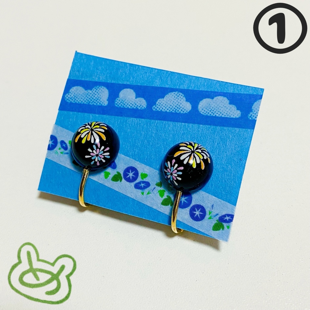 夏の風物詩イヤリング