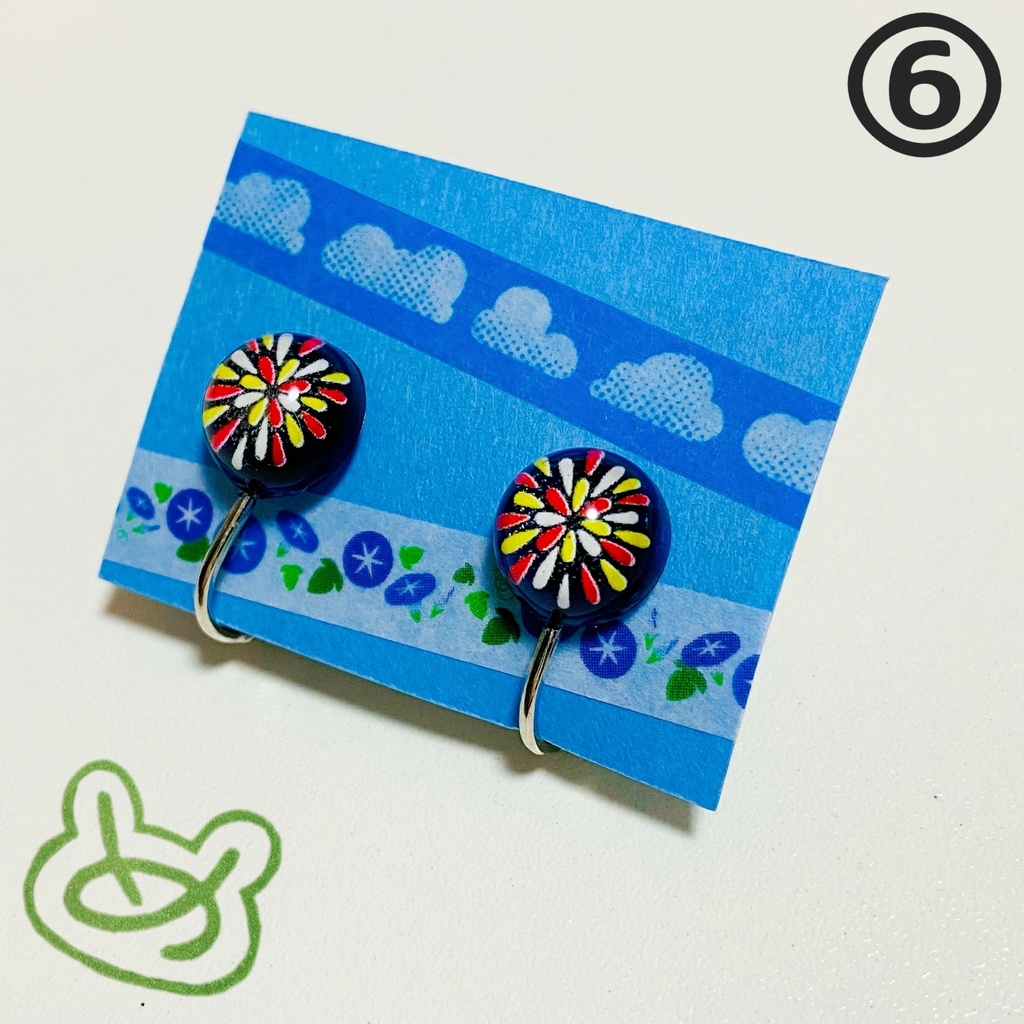 夏の風物詩イヤリング