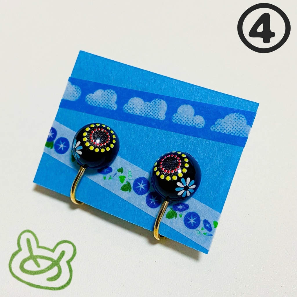 夏の風物詩イヤリング