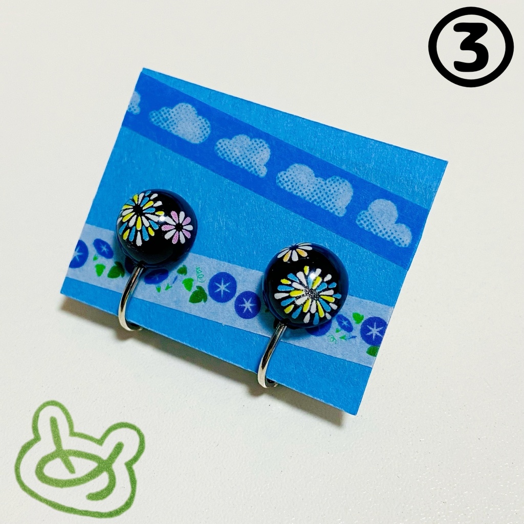 夏の風物詩イヤリング