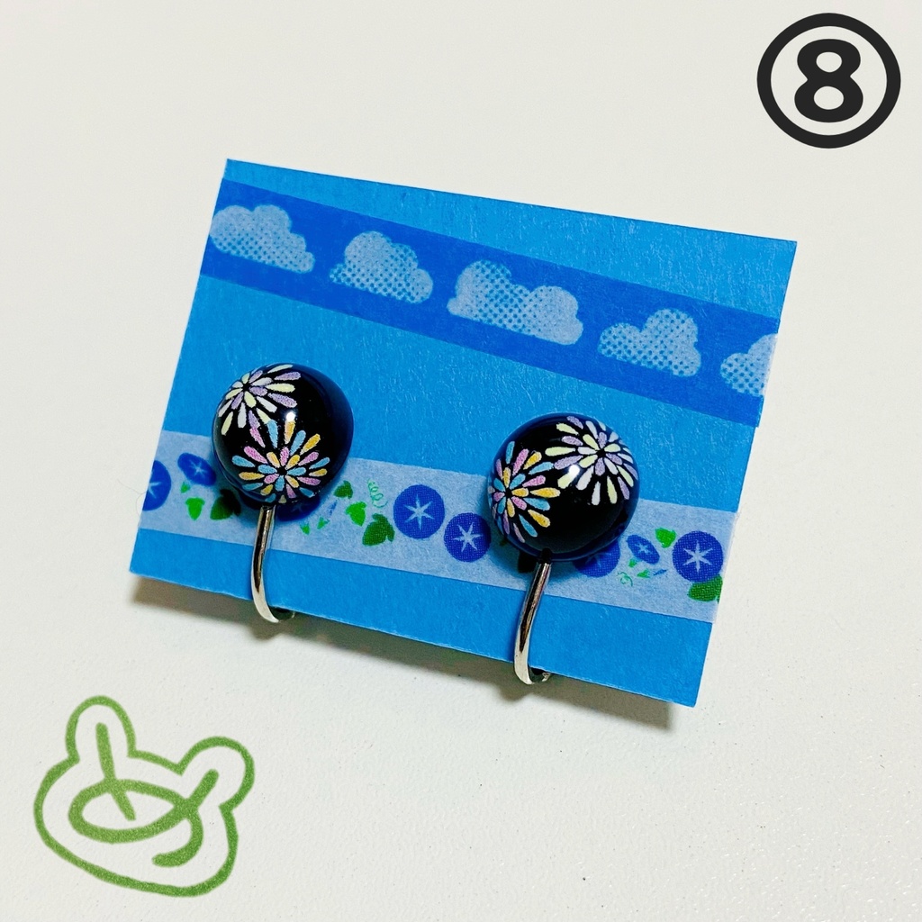 夏の風物詩イヤリング