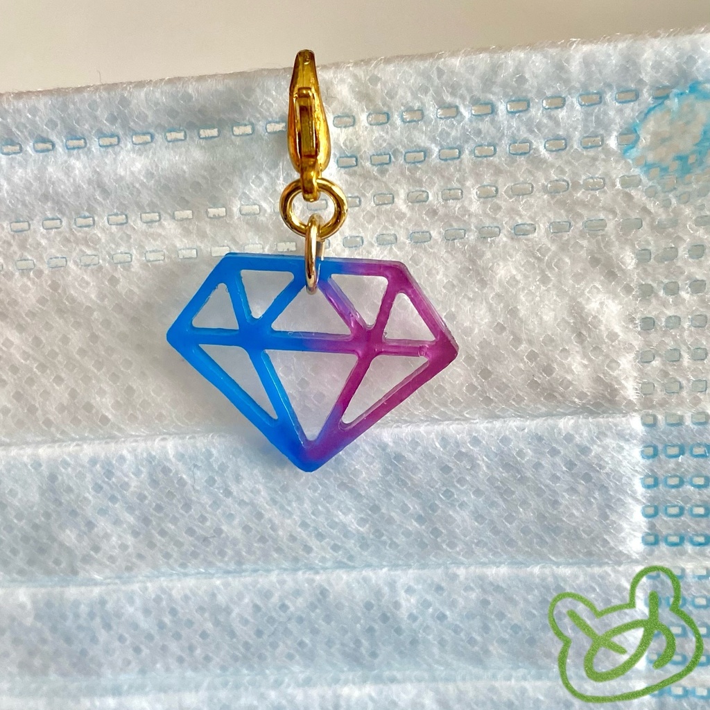 スタンドカラーマスクチャーム(ダイヤモンドは砕けない)