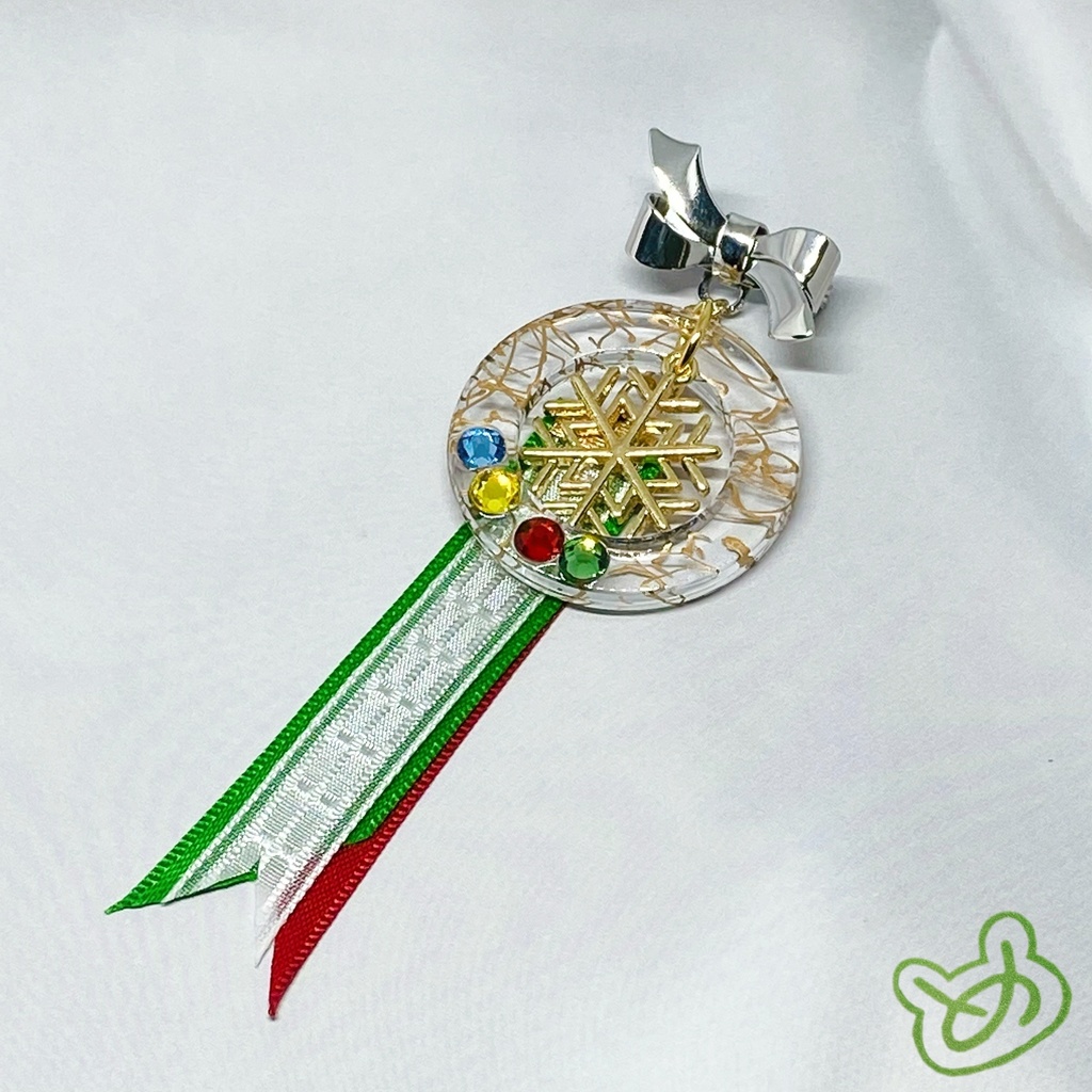 クリスマスオーナメントバッジ