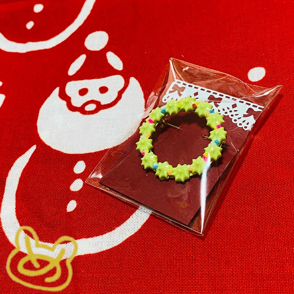 クリスマスホイップバッジ