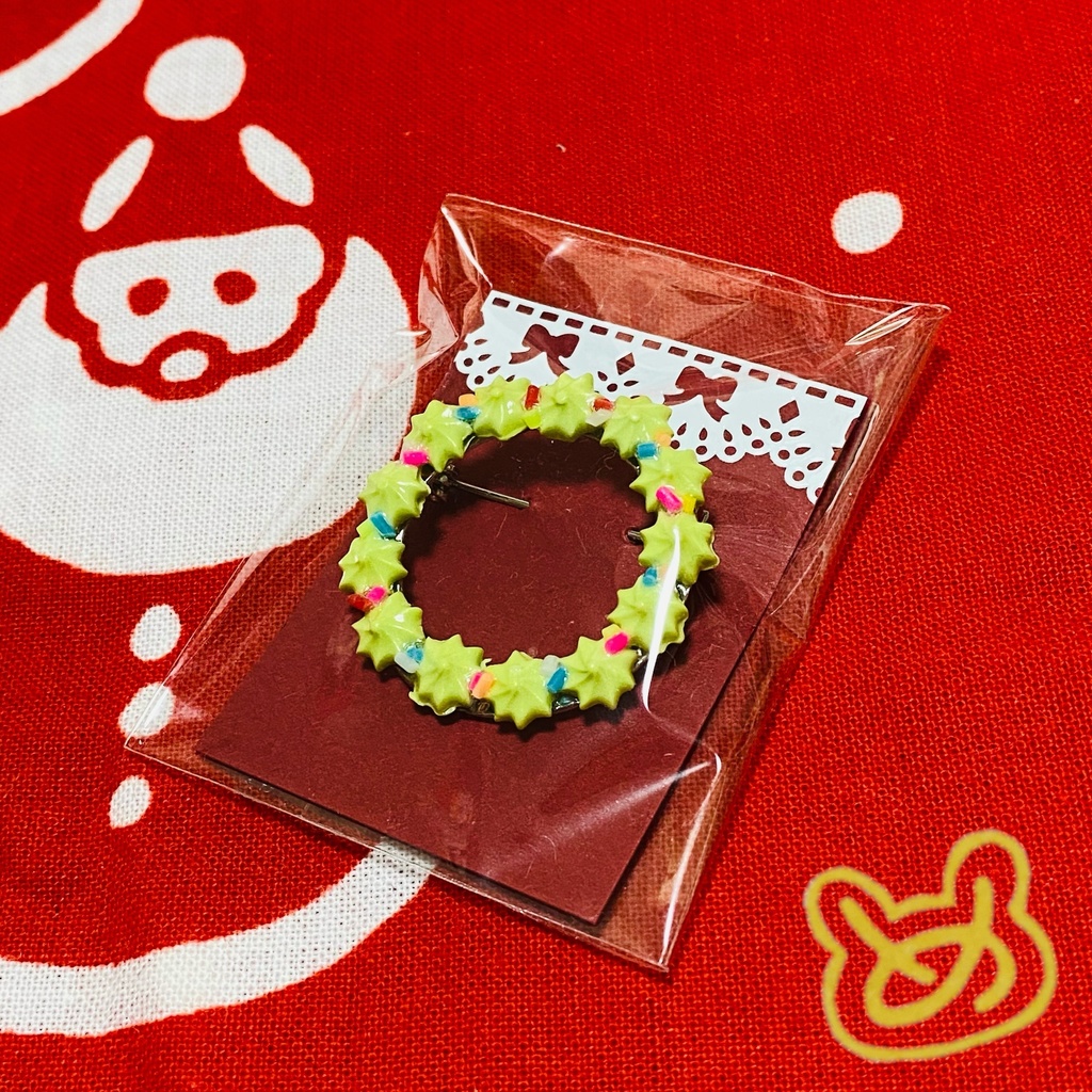 クリスマスホイップバッジ