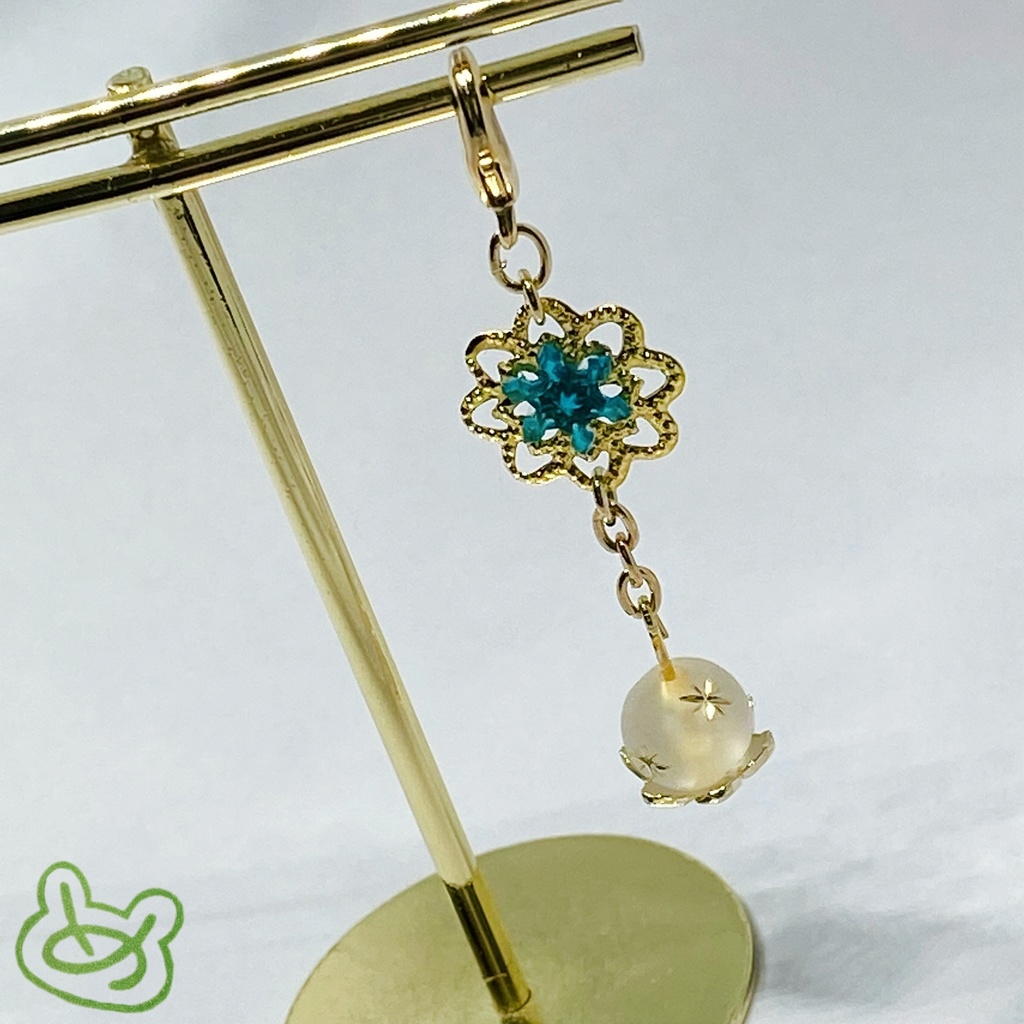 雪結晶マスクチャーム