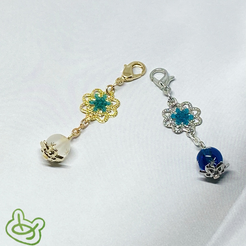 雪結晶マスクチャーム