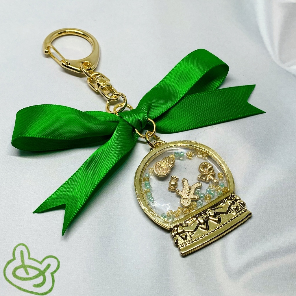 スノードームしゃかしゃかキーホルダー