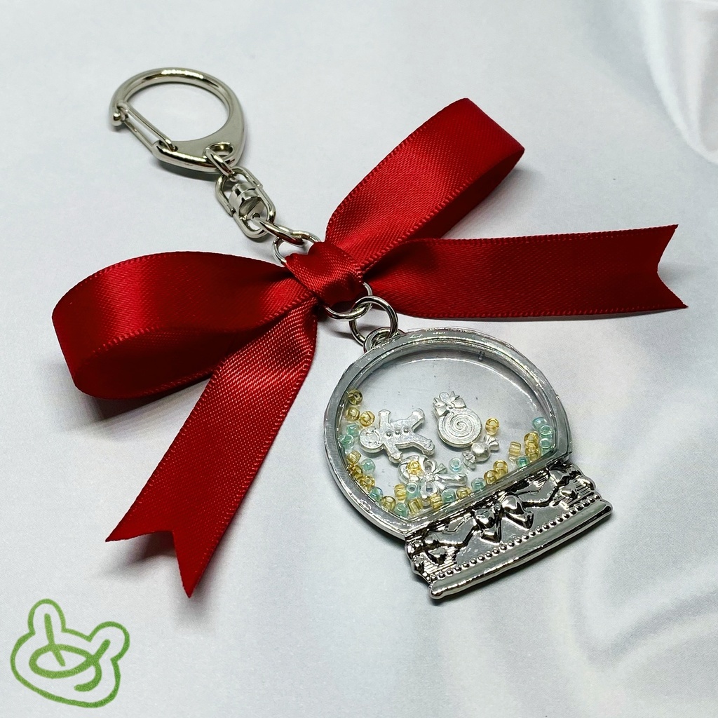 スノードームしゃかしゃかキーホルダー