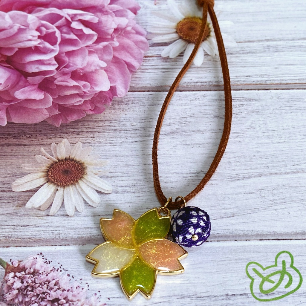 春の水ようかん風キーホルダー