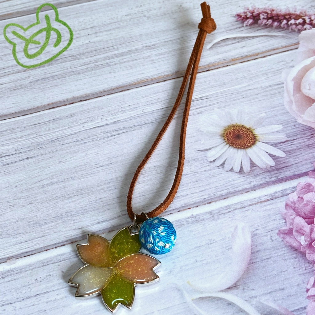 春の水ようかん風キーホルダー