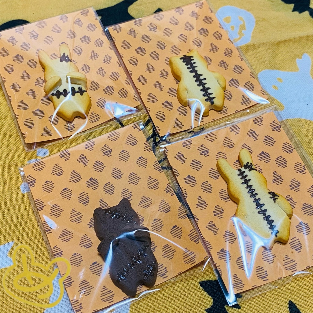 ツギハギアニマルクッキー(ハロウィンver.)