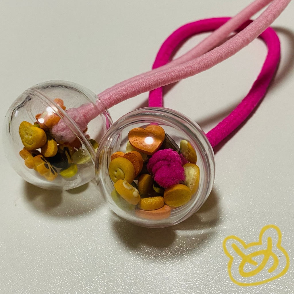 クッキーしゃかしゃかヘアゴム