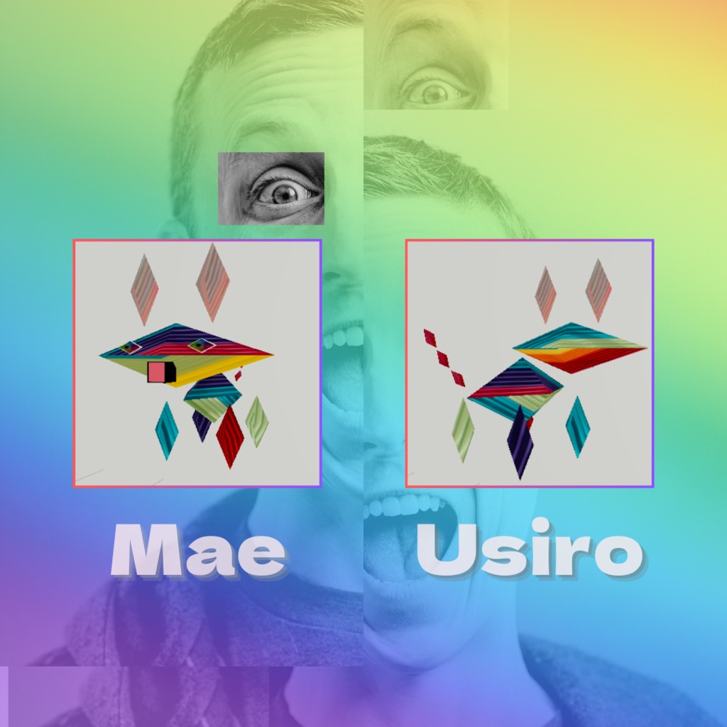 TripCat -ニジネコ-【オリジナル3Dモデル】