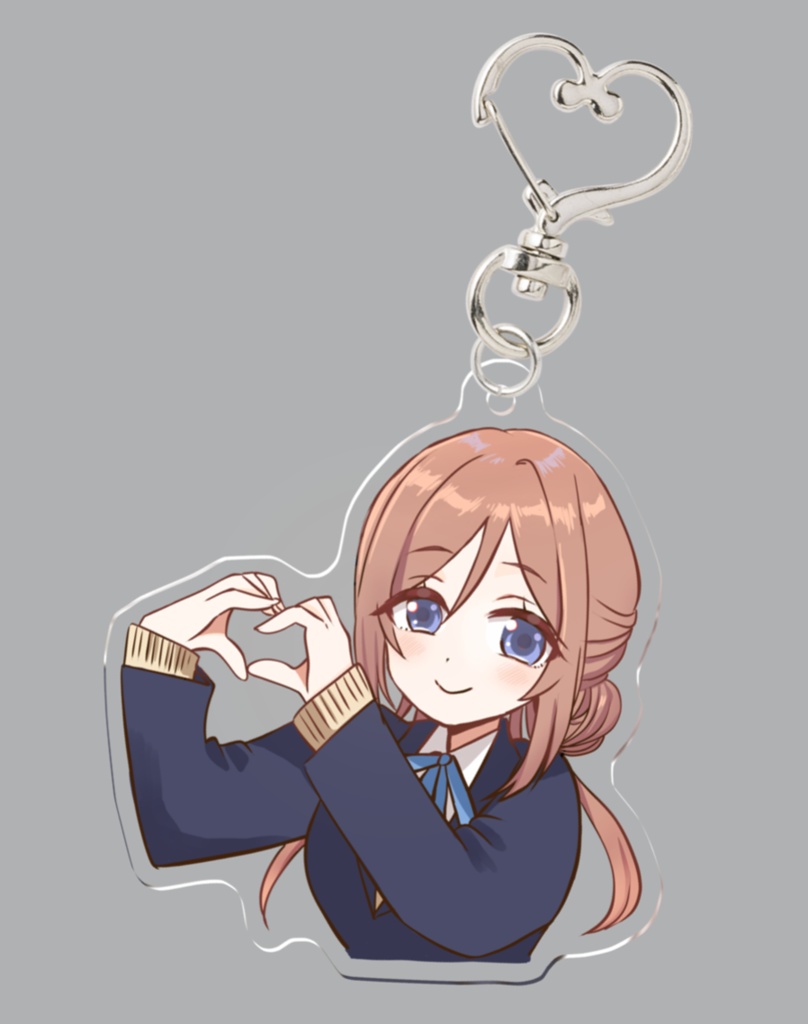 C107 新作グッズ　姫崎莉波の無限ファンサアクキー