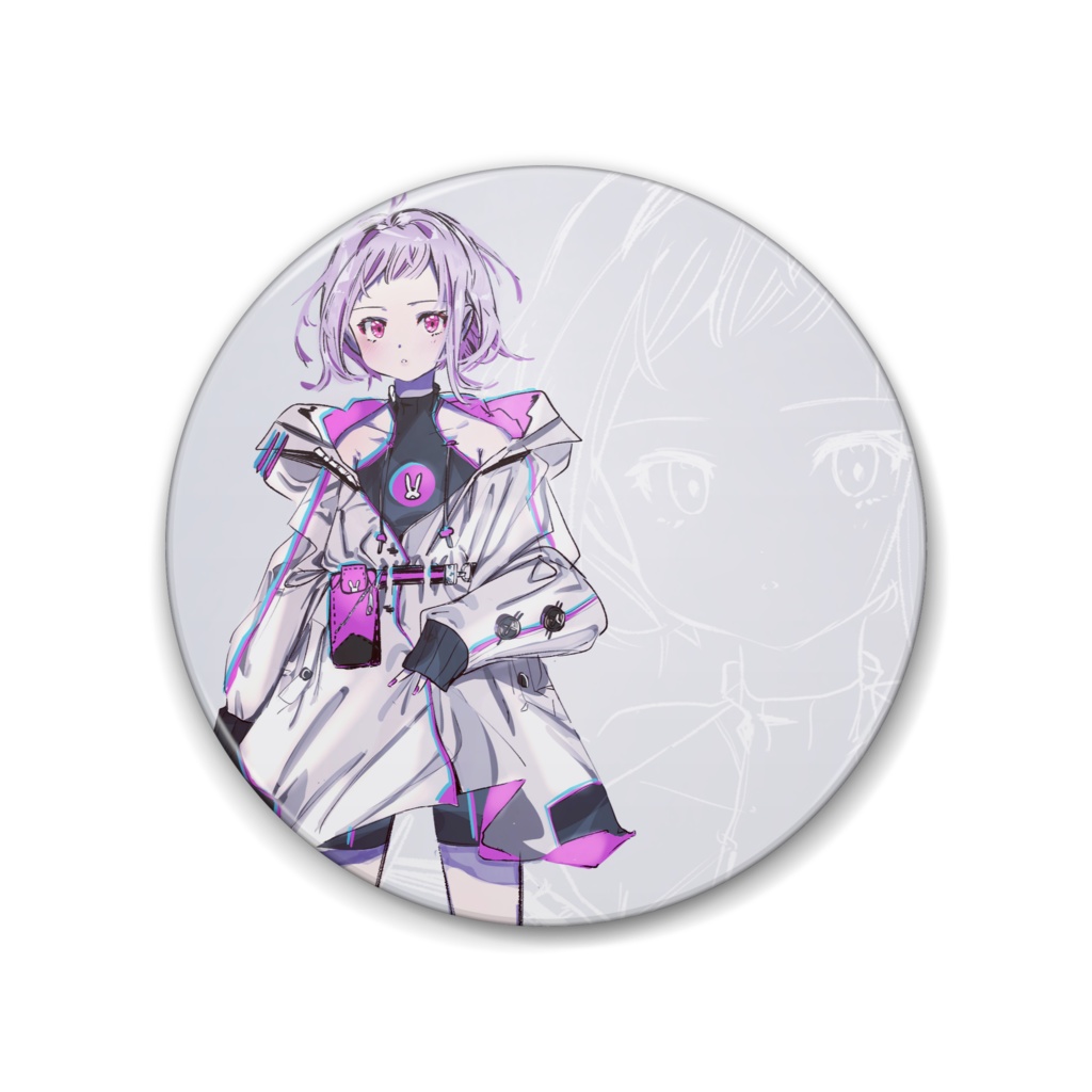 兎荷ユナ(缶バッジ)