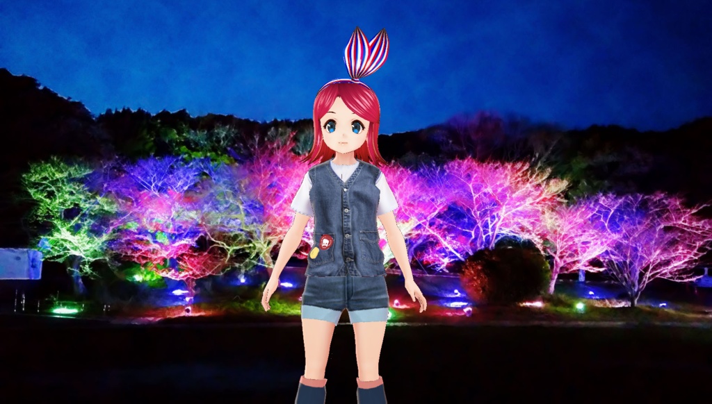 桜のライトアップ(明石公園)