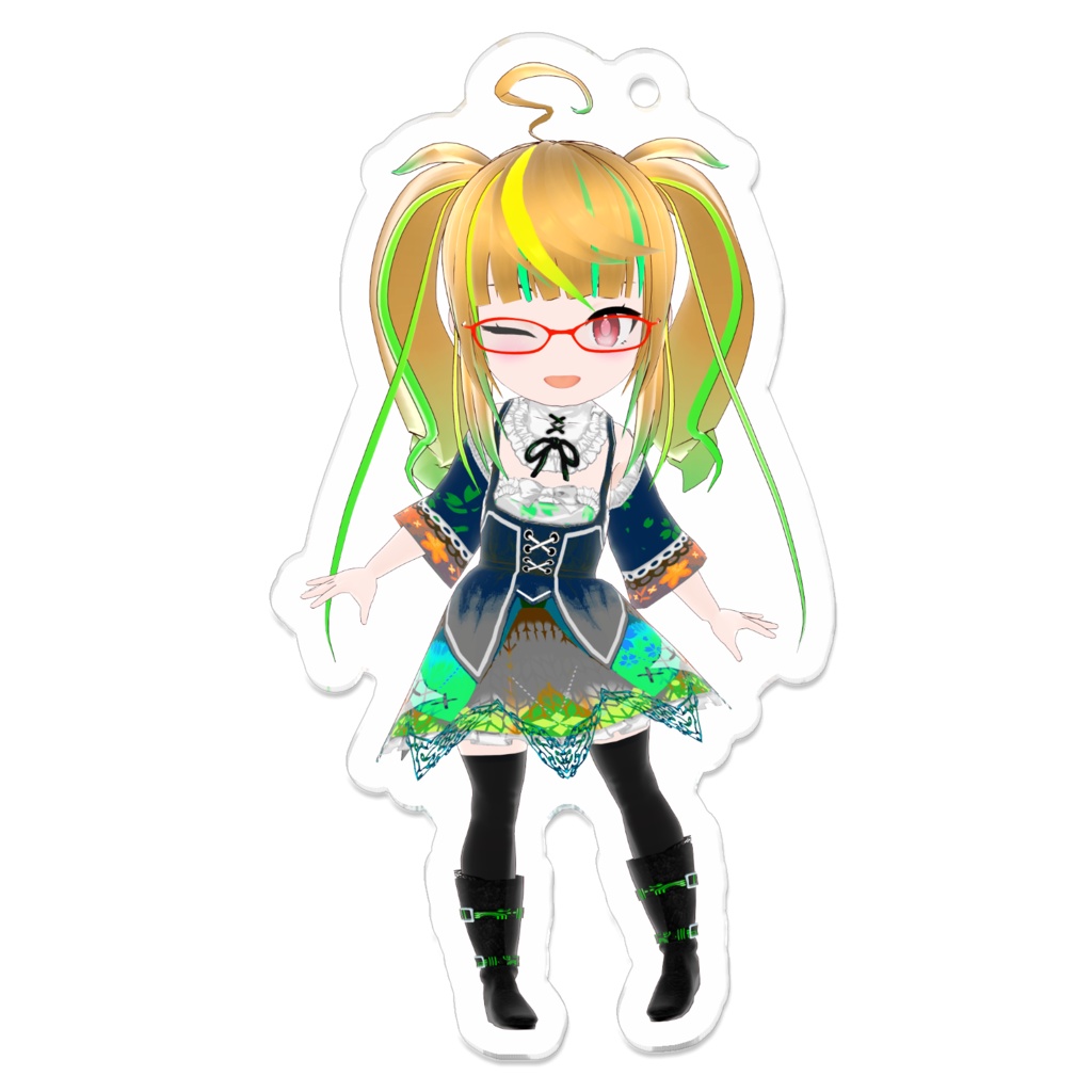 ばらかねちびキャラアクリルキーホルダー(Newデフォルト衣装2)